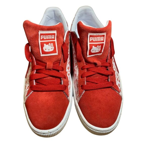 Puma Suede Classic x Hello Kitty 50th Anniversary Sneakers — Women's 9 - Picture 9 of 15